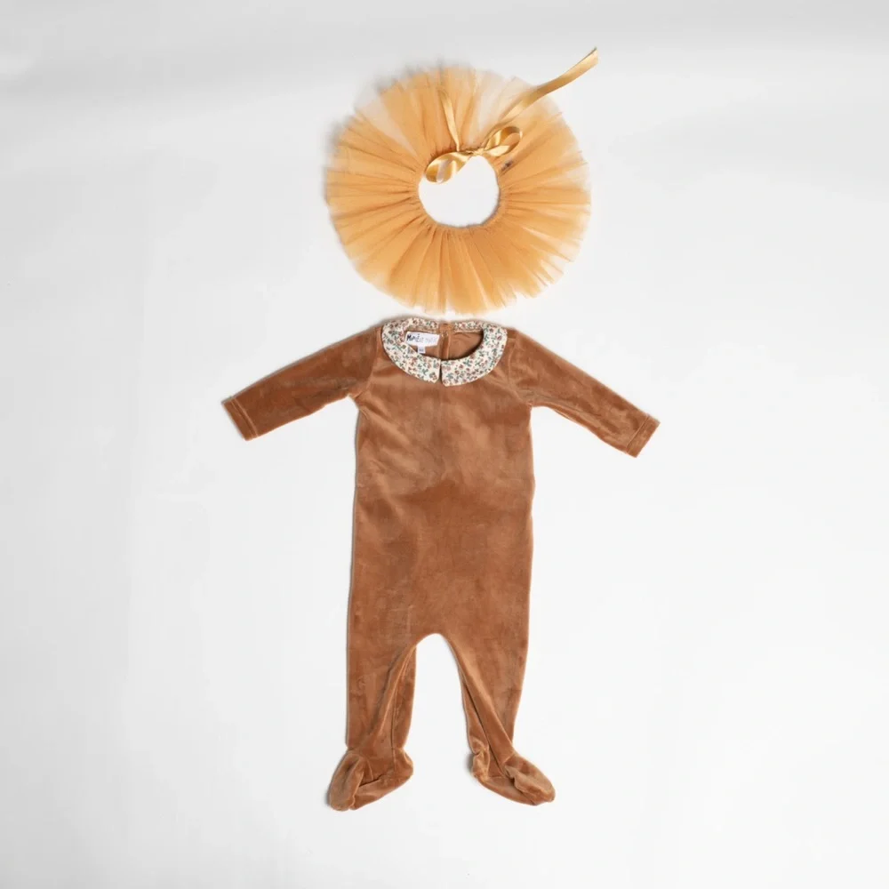Baby Lion Tulle and Velour DIY Costume